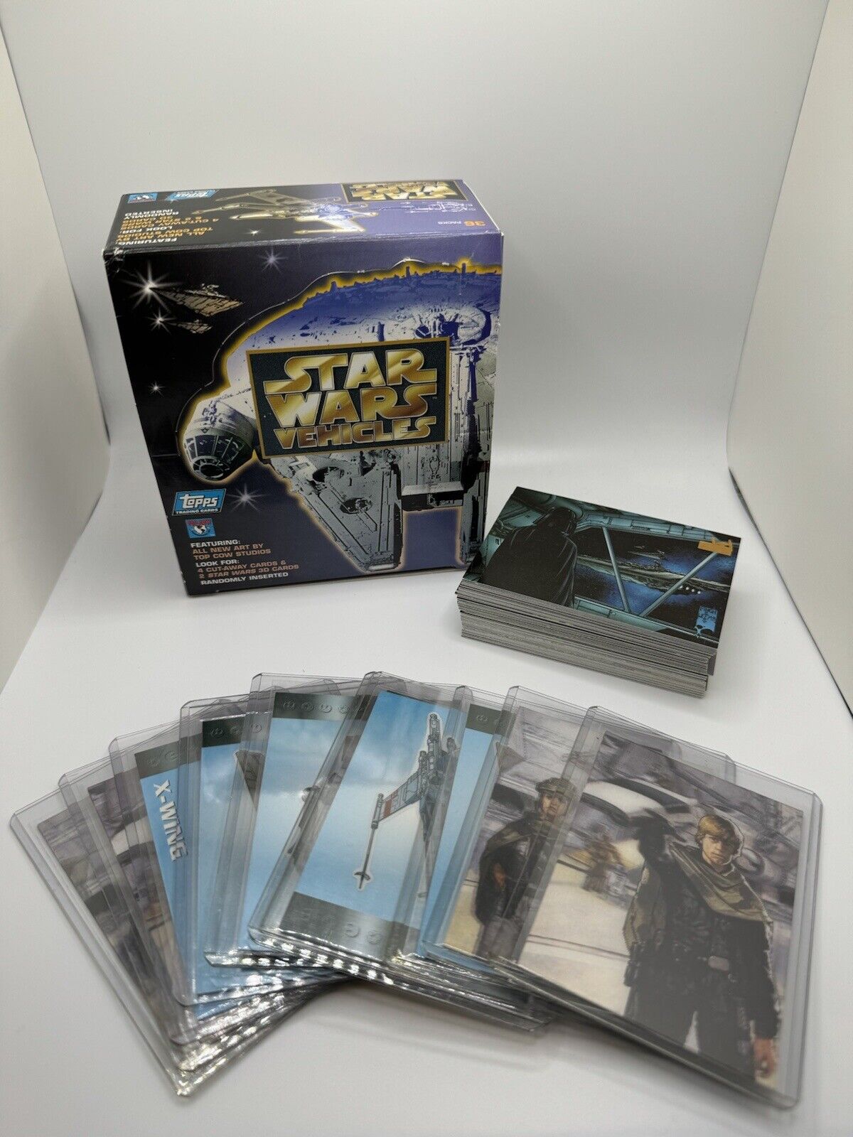 Star Wars Vehicles Trading Cards Topps 1997 Complete set and extras