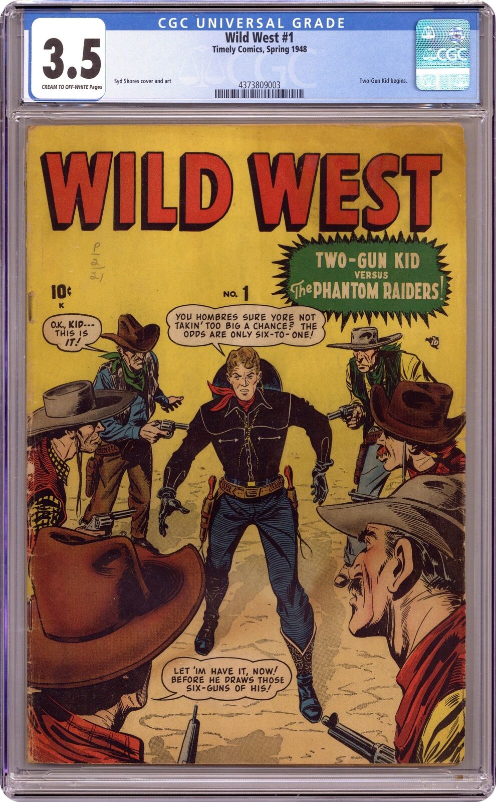 Wild West #1 CGC 3.5 1948 4373809003