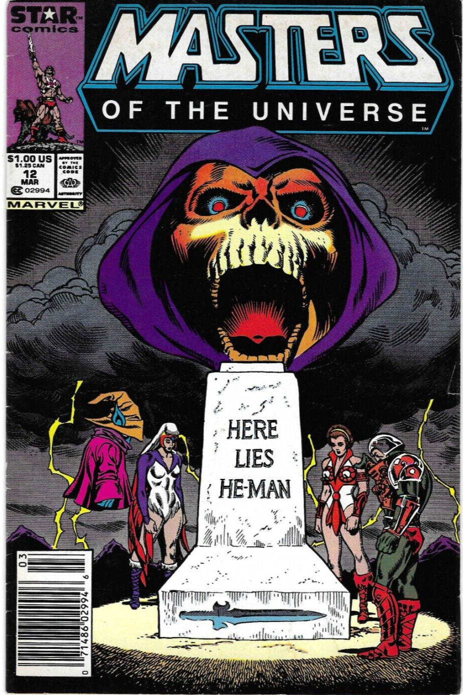 Masters of the Universe #12 : MARVEL : 1988 : VG/F