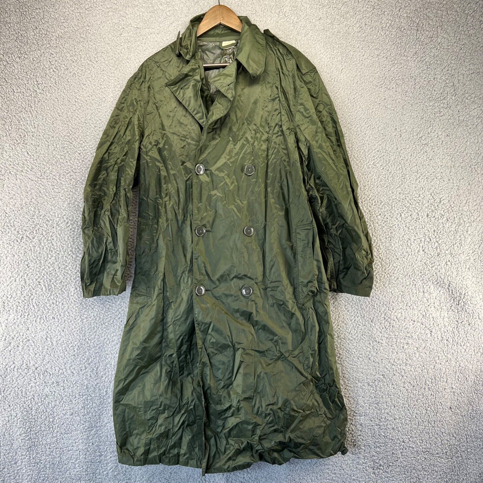 Vintage Military Army Rain jacket Adult 36 Regular Green Vietnam Era 60s 70s USA