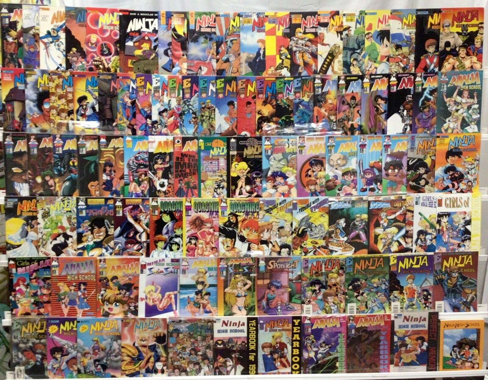 Antarctic Press / Eternity Comics Ninja High School Comic Book Lot of 75+ Issues