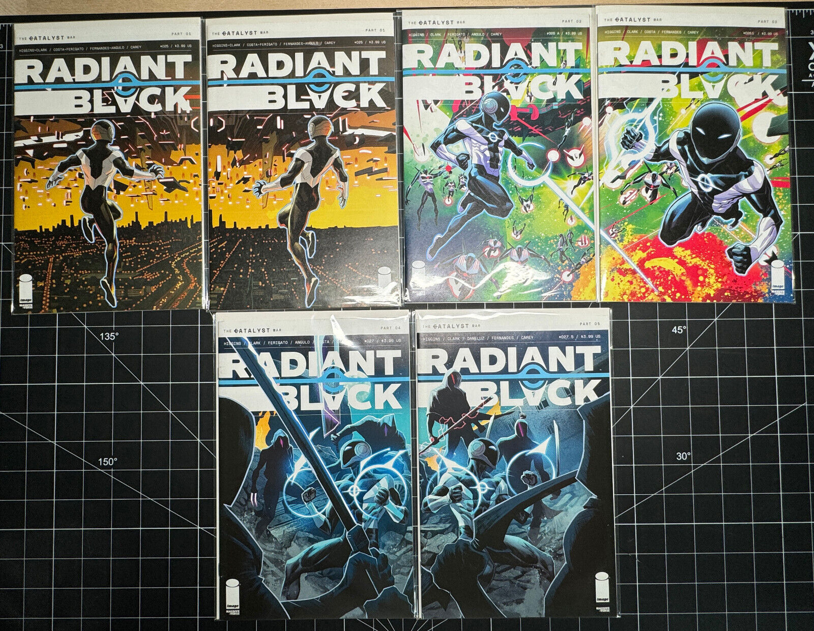 Radiant Black #25 A & B #26 #26.5 #27 #27.5 Catalyst War Vol 5 Complete Run