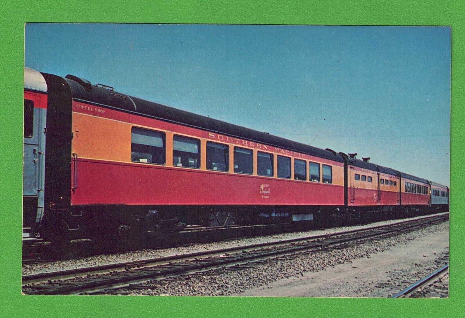 Train Locomotive Vintage Postcard Southern Pacific Tripple Unit