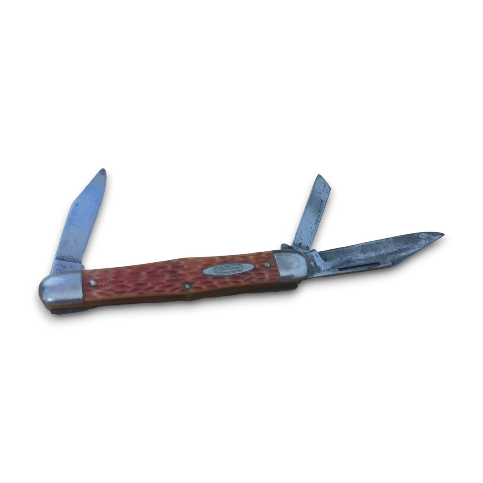 Vintage USA Craftsman #9494 Folding 3 Blade Pocket Knife Good Condition