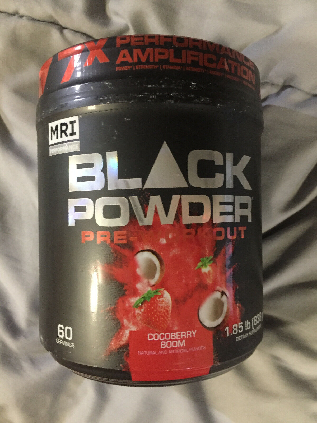 MRI BLACK Powder Pre-Workout Coco Berry Boom Flavor 60 servings