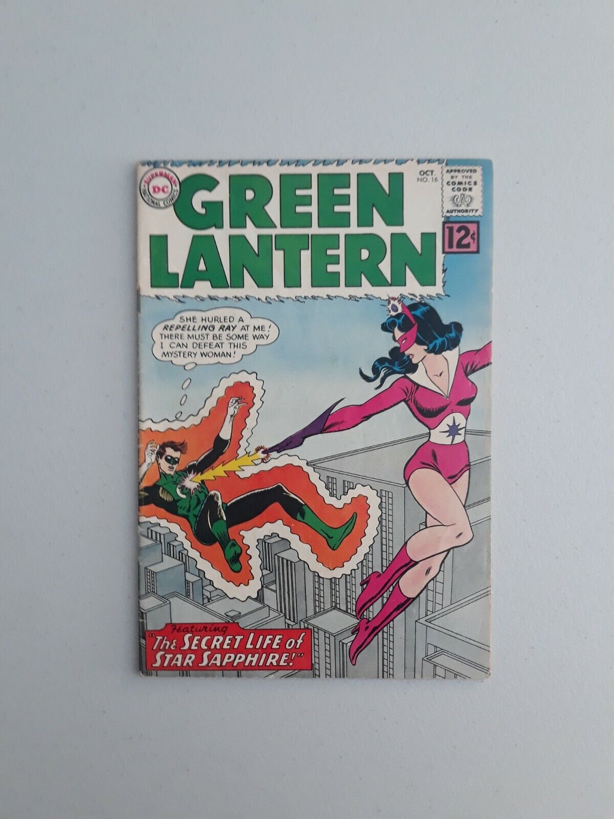 Green Lantern 16 DC Comics 1962 1st Star Sapphire 