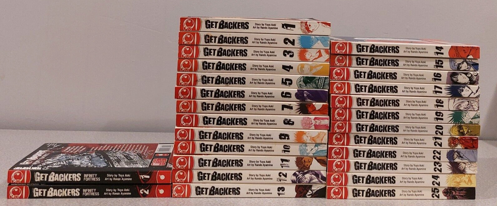 GET BACKERS VOL 1-25 + INFINITY FORTRESS VOL 1-2 COMPLETE MANGA ENGLISH TOKYOPOP