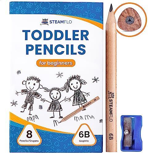 Learning Pencils for Toddlers 2-4 Years – Our Kids Pencils for Beginners Todd...