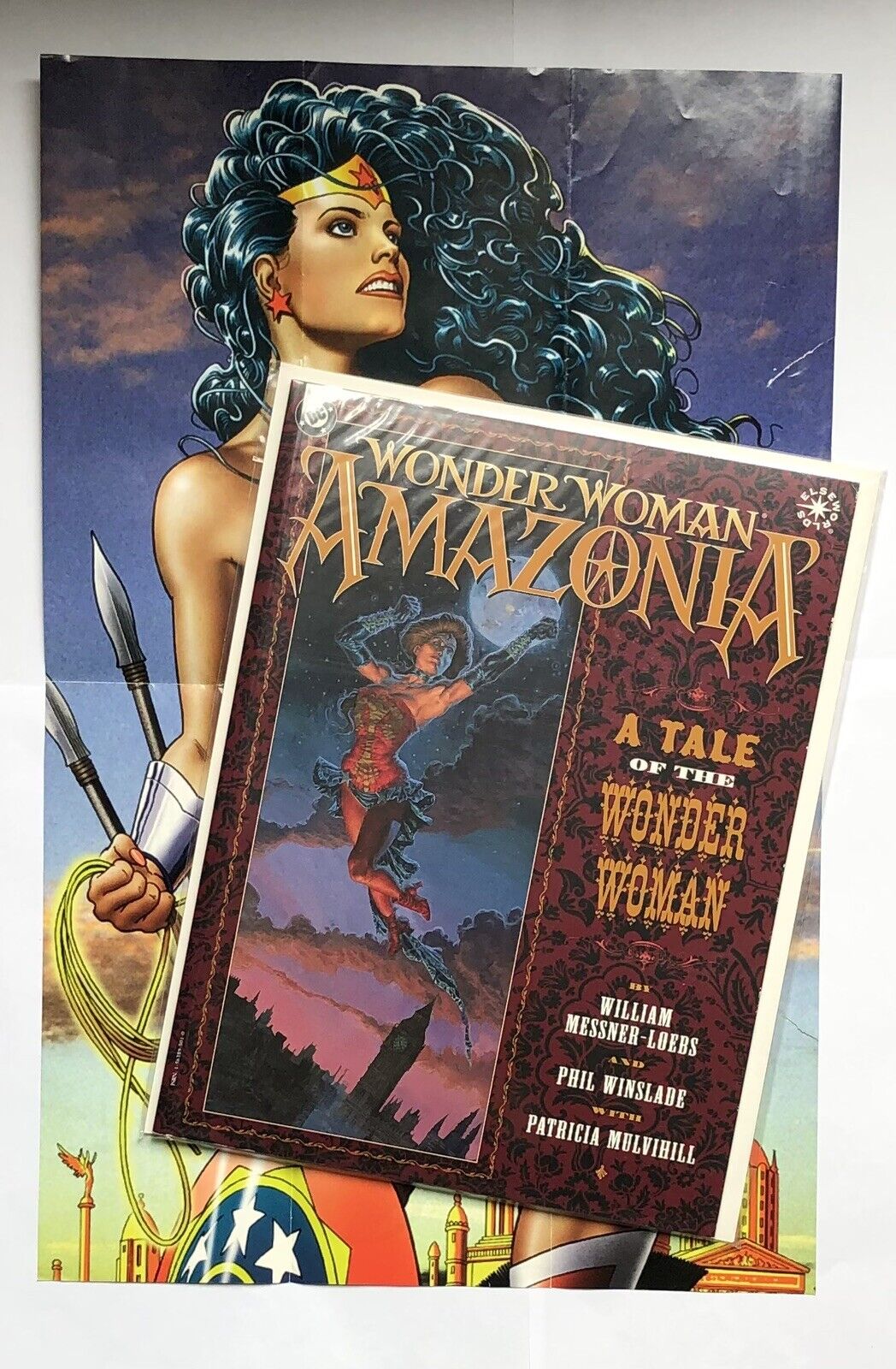 Wonder Woman Amazonia A Tale of the Wonder Woman DC w/ Poster