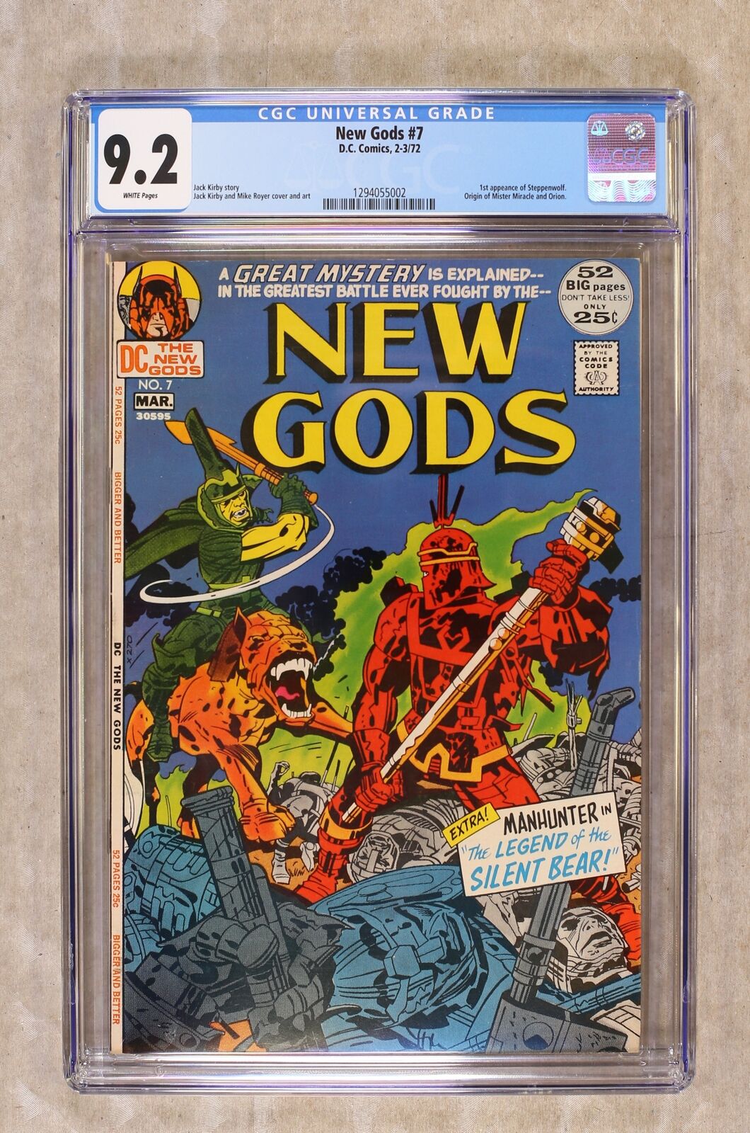 New Gods #7 CGC 9.2 1972 1294055002