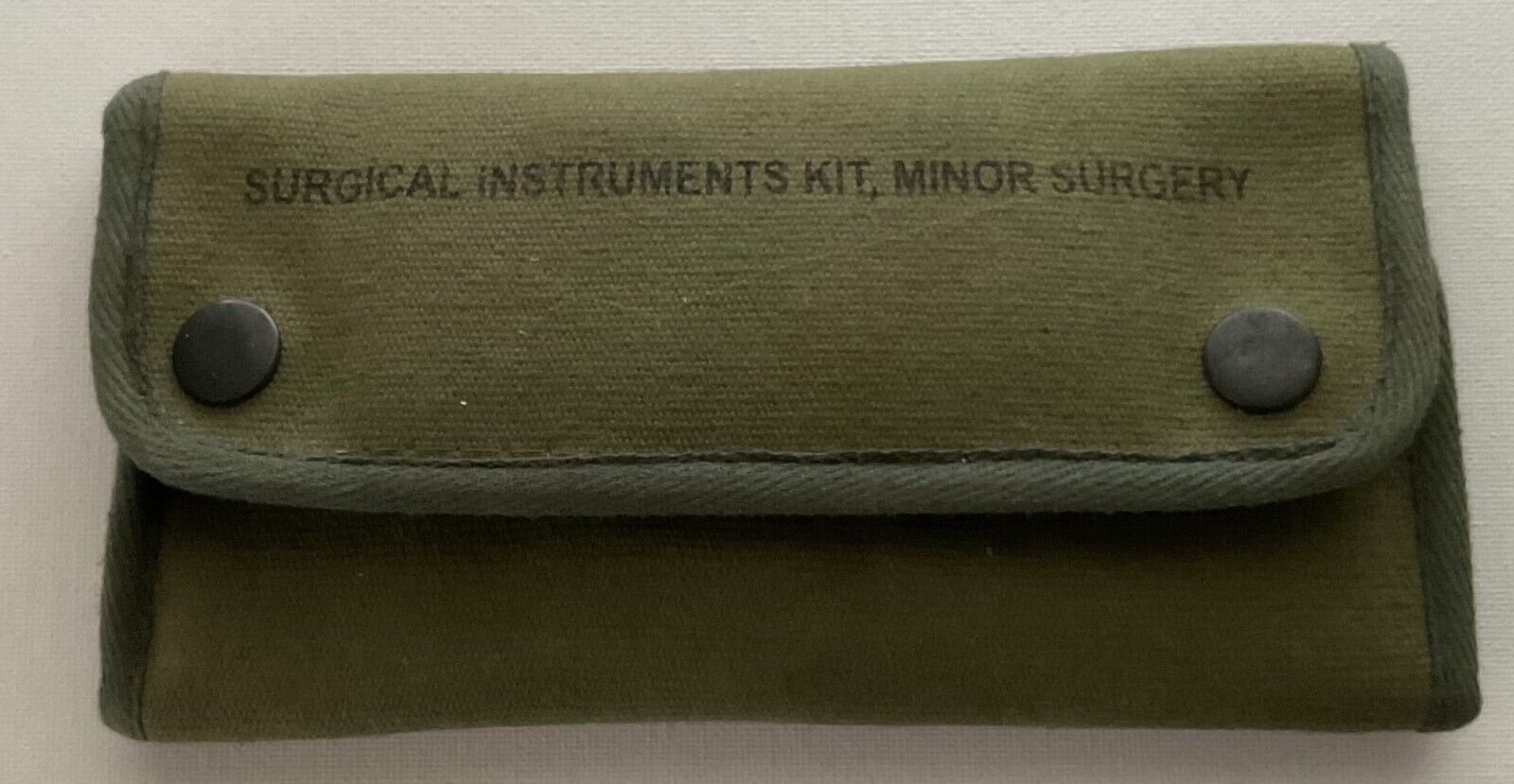 Vintage US Military Surgical Instrument Kit Minor Field Surgery Incomplete