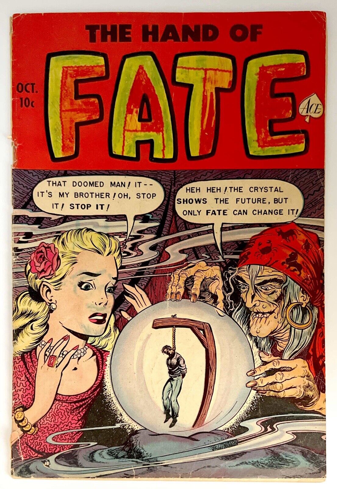 HAND OF FATE #13 ACE PERIODICALS 1952