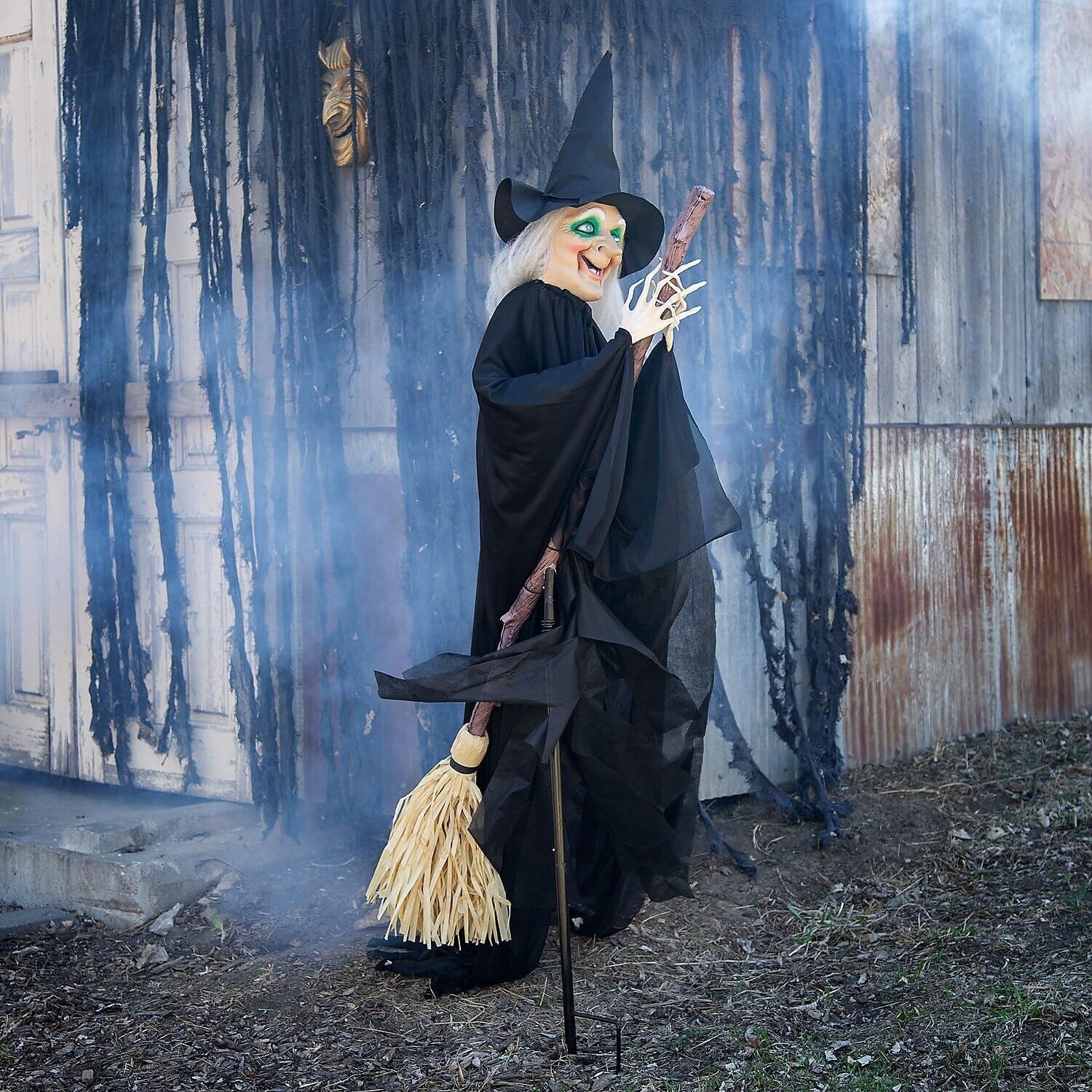 Fun Express 6 Foot Flying Witch Halloween Prop