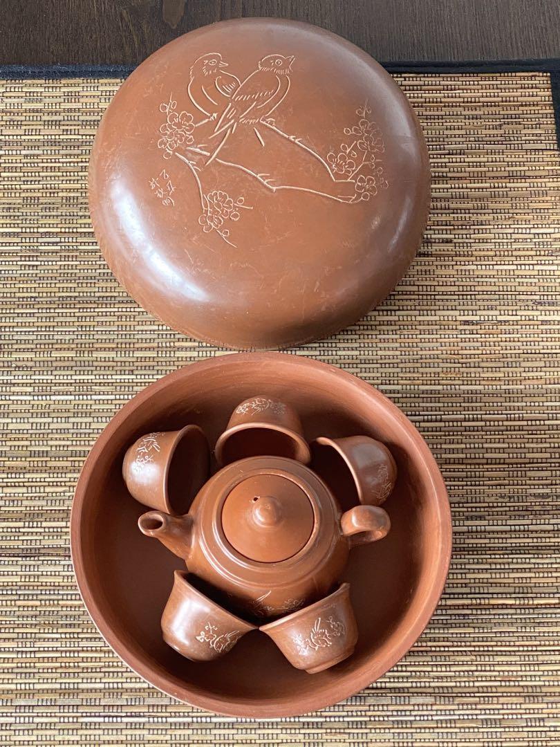 Chinese Antiques, Rare Products, Qinzhou Kiln, Sencha Tea Set, from Japan