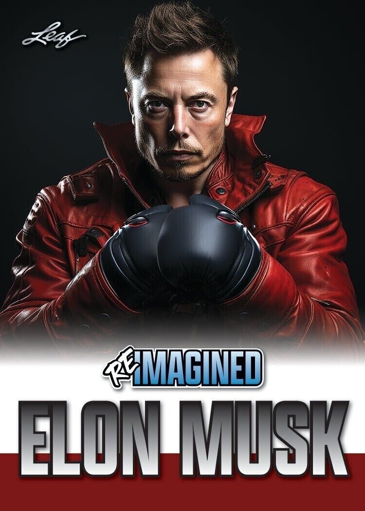 2023 Leaf Reimagined Elon Musk Boxing Match Card /360 Made - SEALED