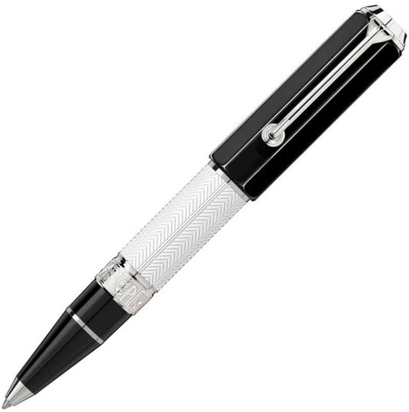 Luxury New Great Writers Series White+Silver Color 0.7mm Ballpoint Pen