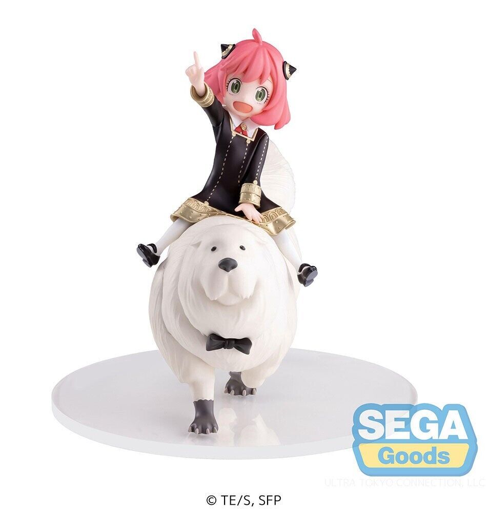 Sega Spy x Family Premium Anime Figure Statue Toy Anya Riding on Bond SG96259
