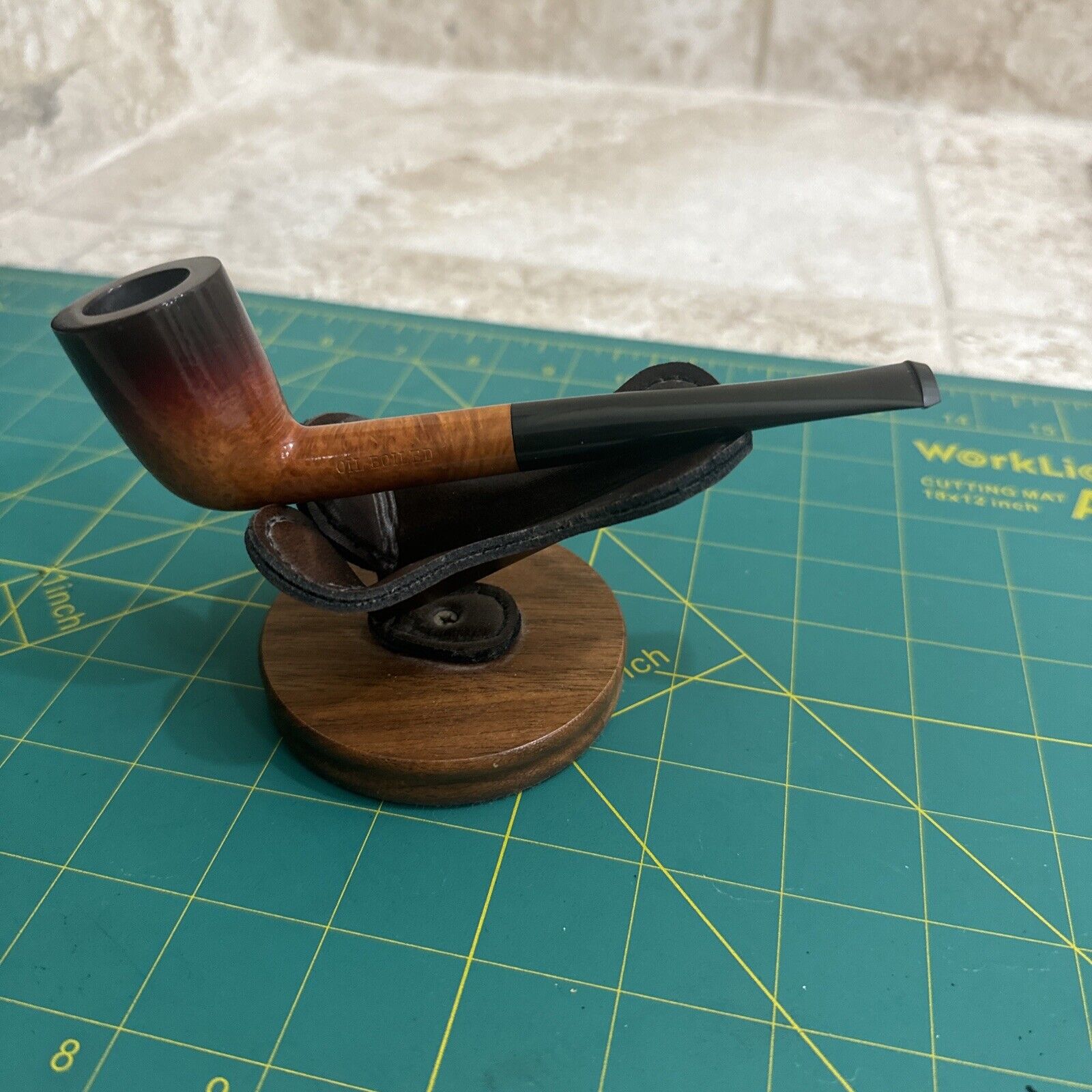 Wally Frank Tobacco Pipe Vintage Excellent Condition Oil Boiled 3 Beautiful 