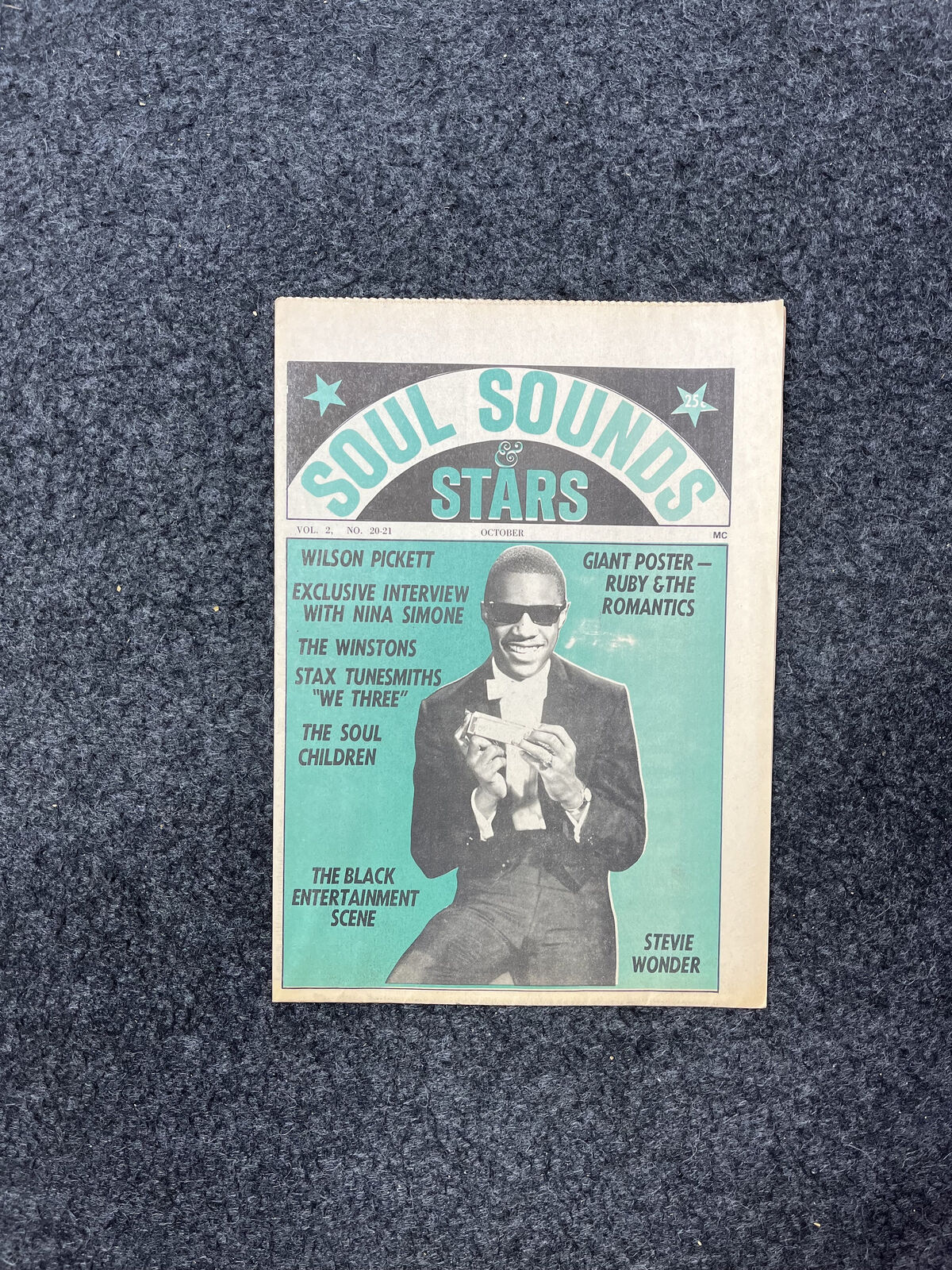 Vintage 1970s Soul Motown Magazine - Black Soul Magazine, Black Political Movem
