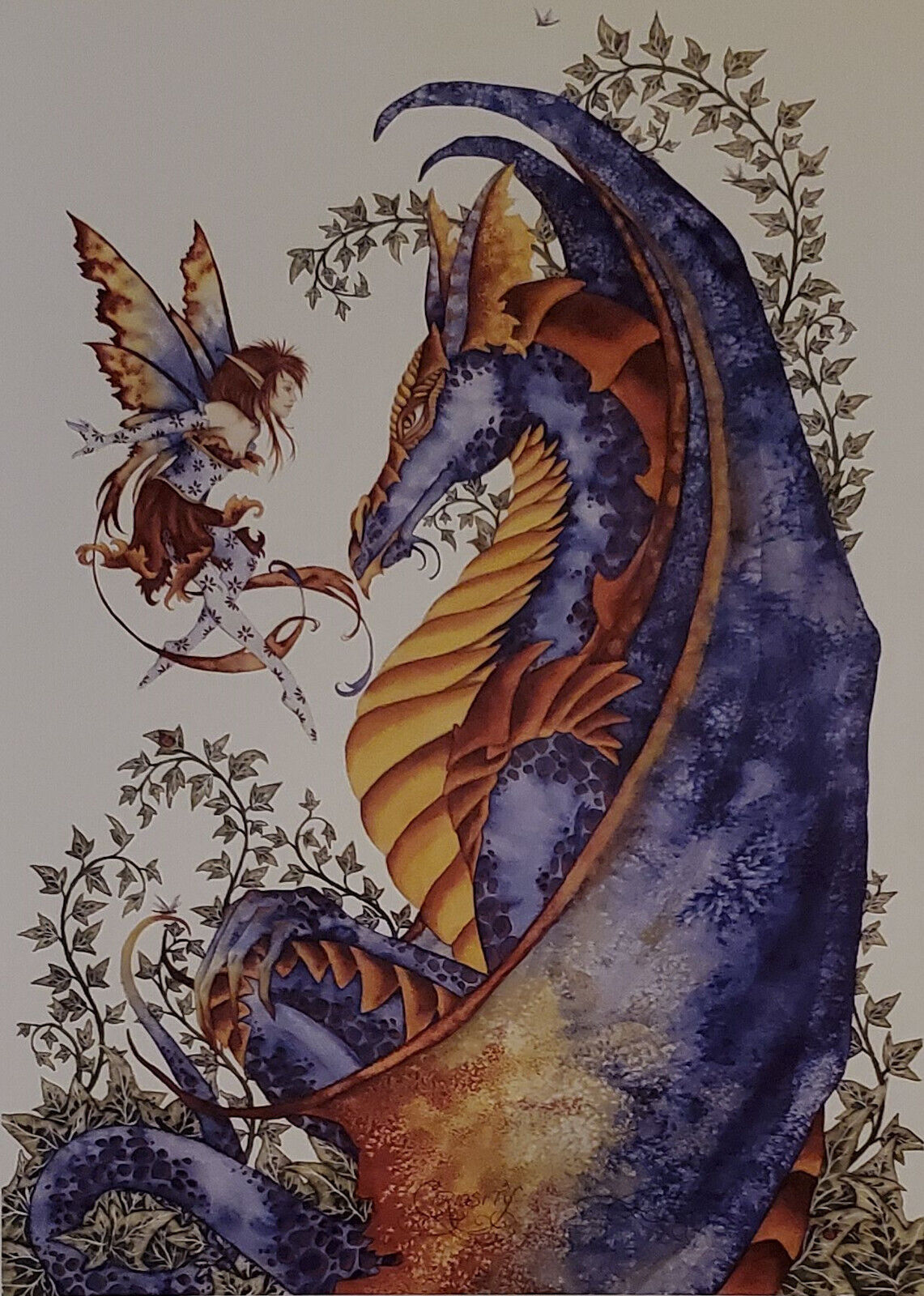 Fairy CURIOSITY Bookplate Art Print by Amy Brown – AB31-1