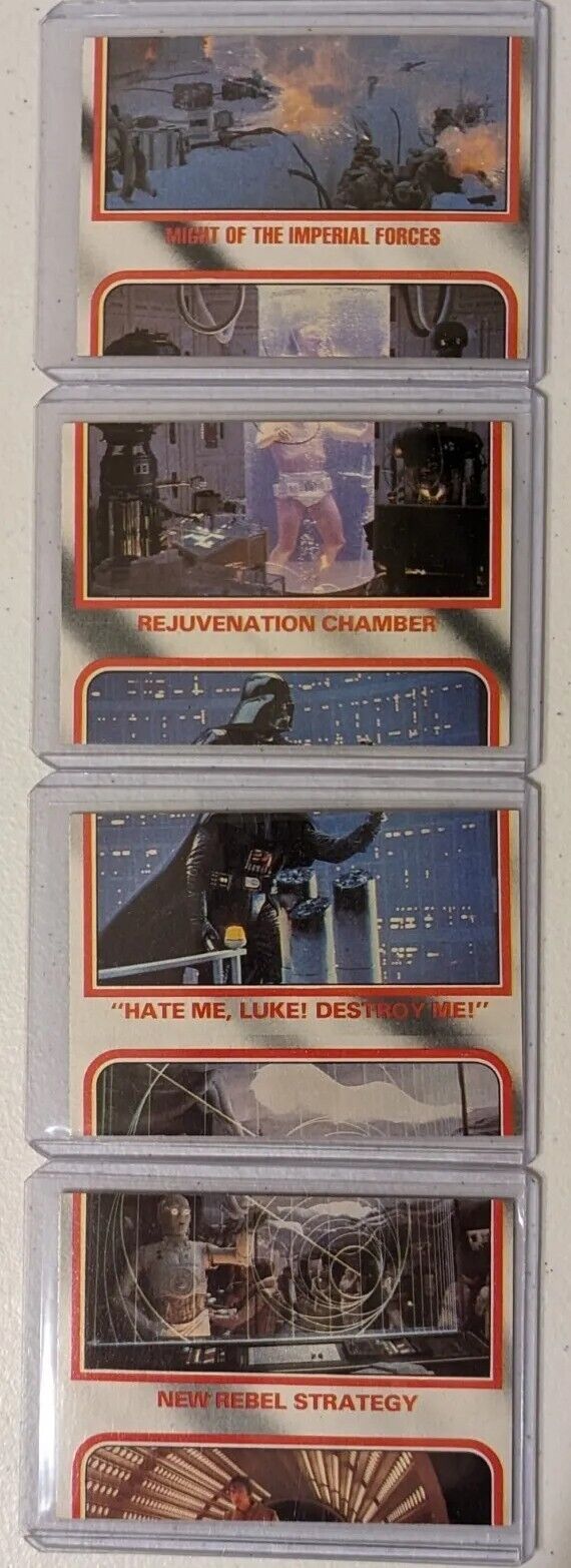 1980 Topps Empire Strikes Back - VERY RARE MULTIPLE MATCHING MISCUTS