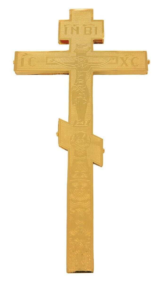 Orthodox Christian Blessing Cross Russian Hollow 28.5cm/11.2\'\' + 