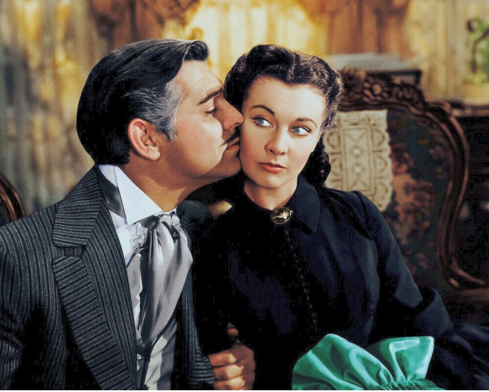 1939 CLARK GABLE VIVIEN LEIGH in GONE W ITH THE WIND  Photo   (230-Y)