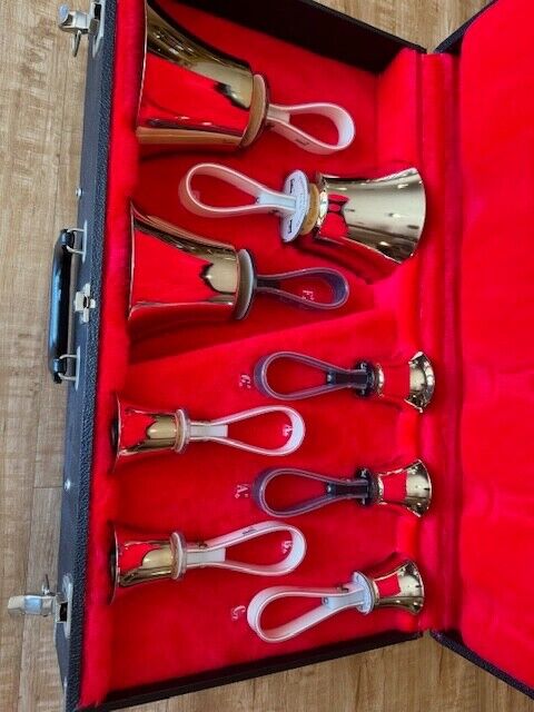 MalMark Bells 4 cases set of  37 Bronze Bell and a case of Choirchime  set of 24