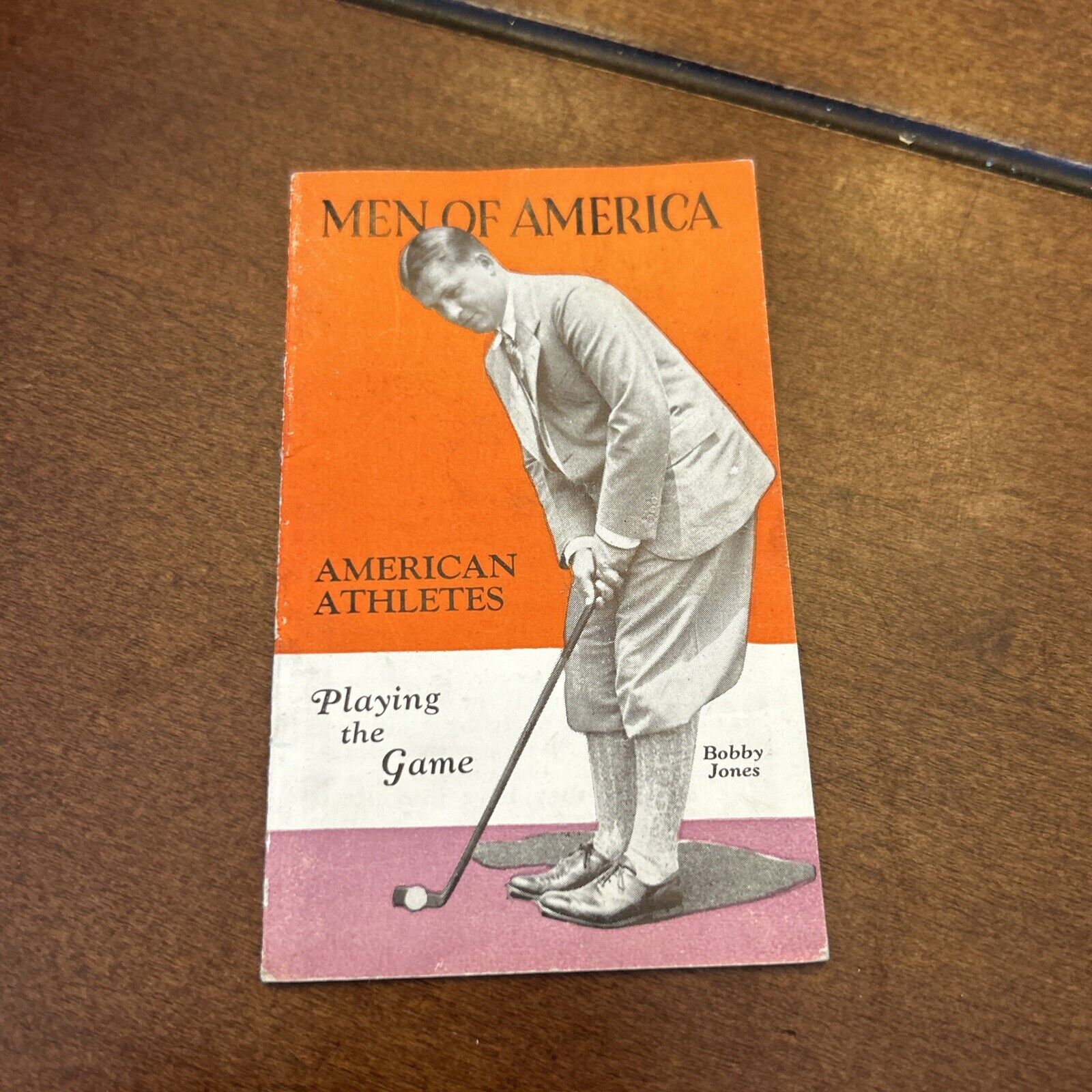 1929 Men Of America Stevens Davis Company Bobby Jones Rogers Hornsby Booklet