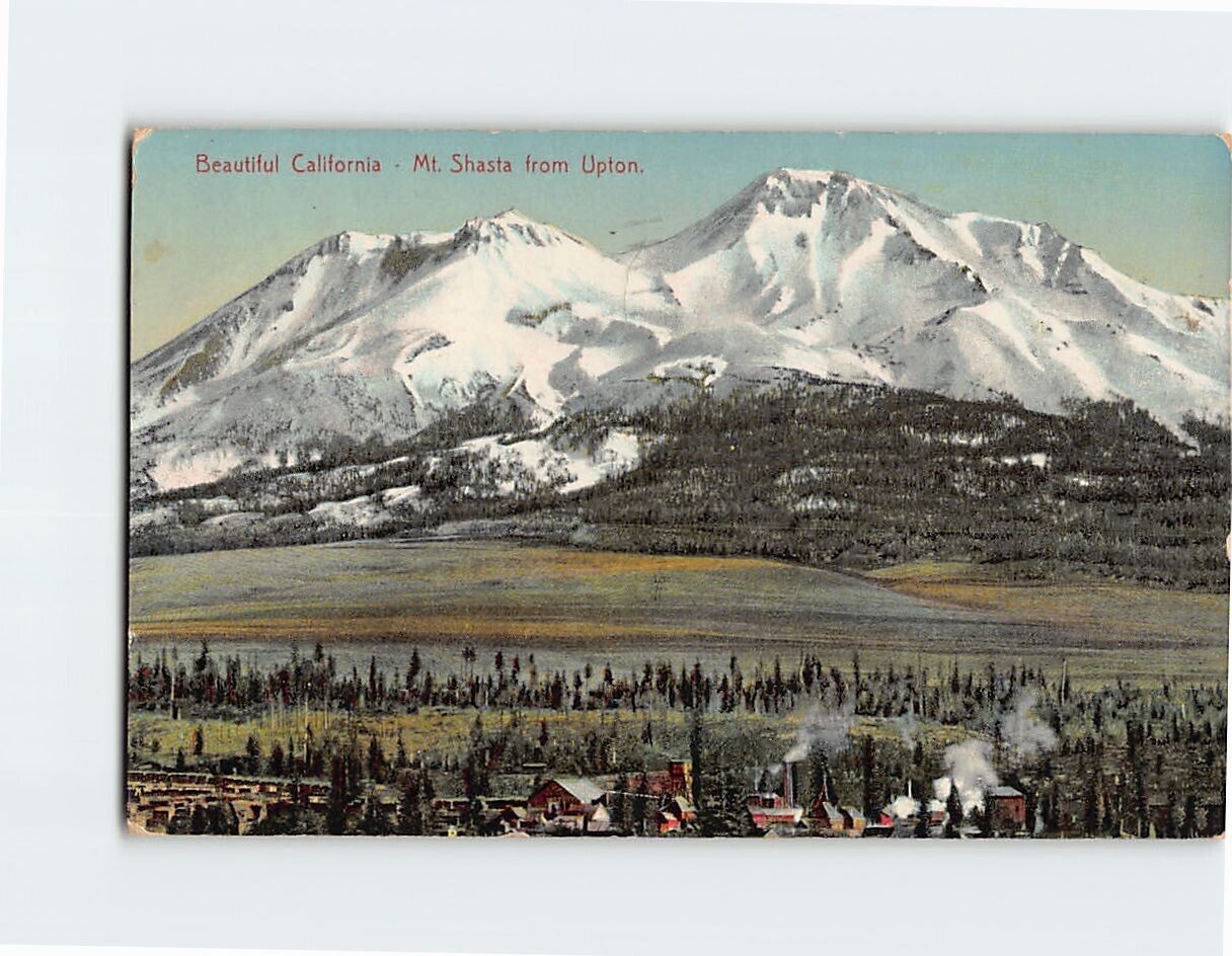 Postcard Beautiful California M. Shasta from Upton California USA