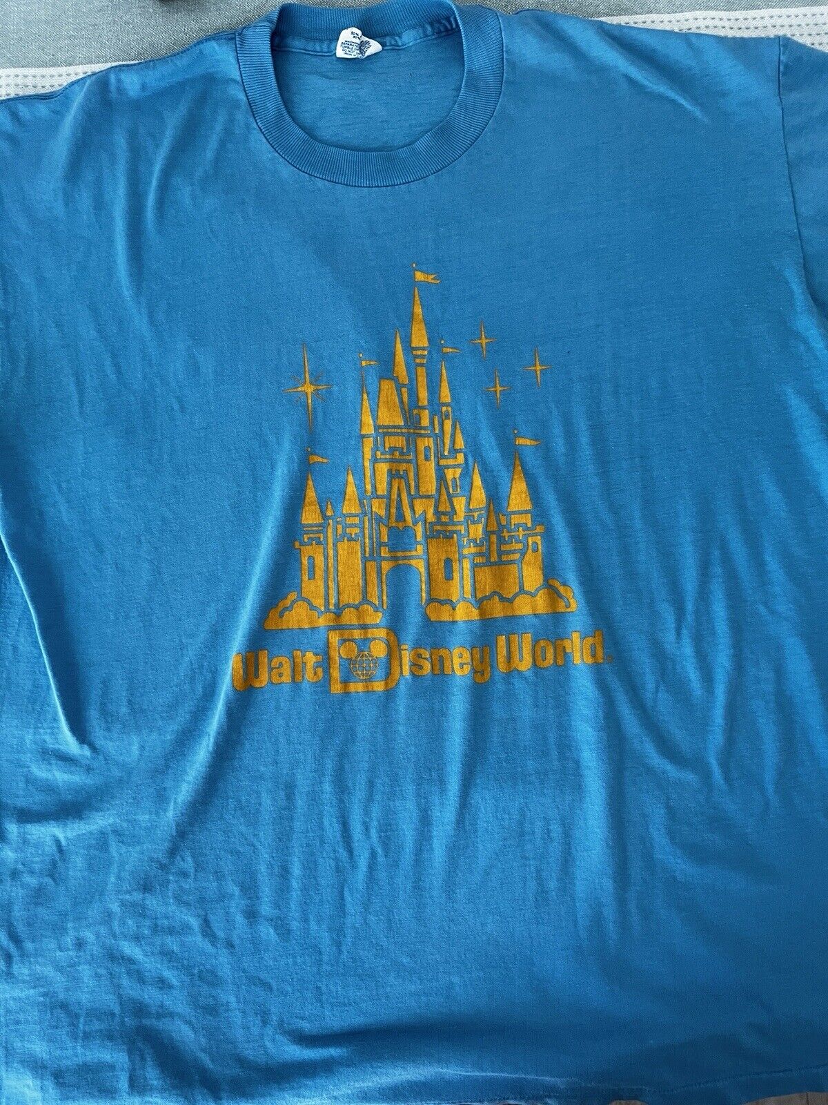 Vintage Walt Disney World Cinderella Castle T Shirt Single Stitch XL
