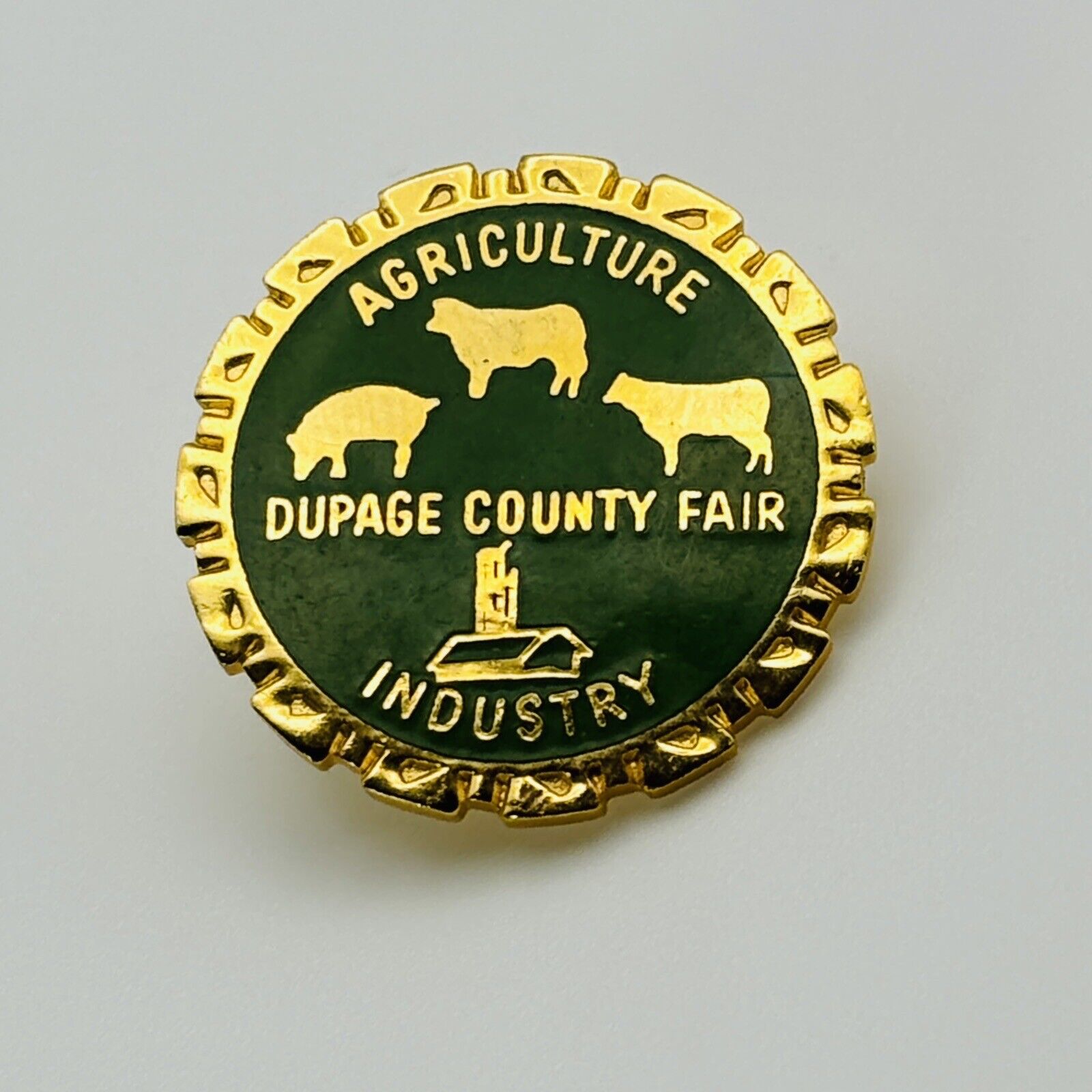 Dupage County Fair Agriculture Industry Pin - Lapel, Hat - Collectible Farming