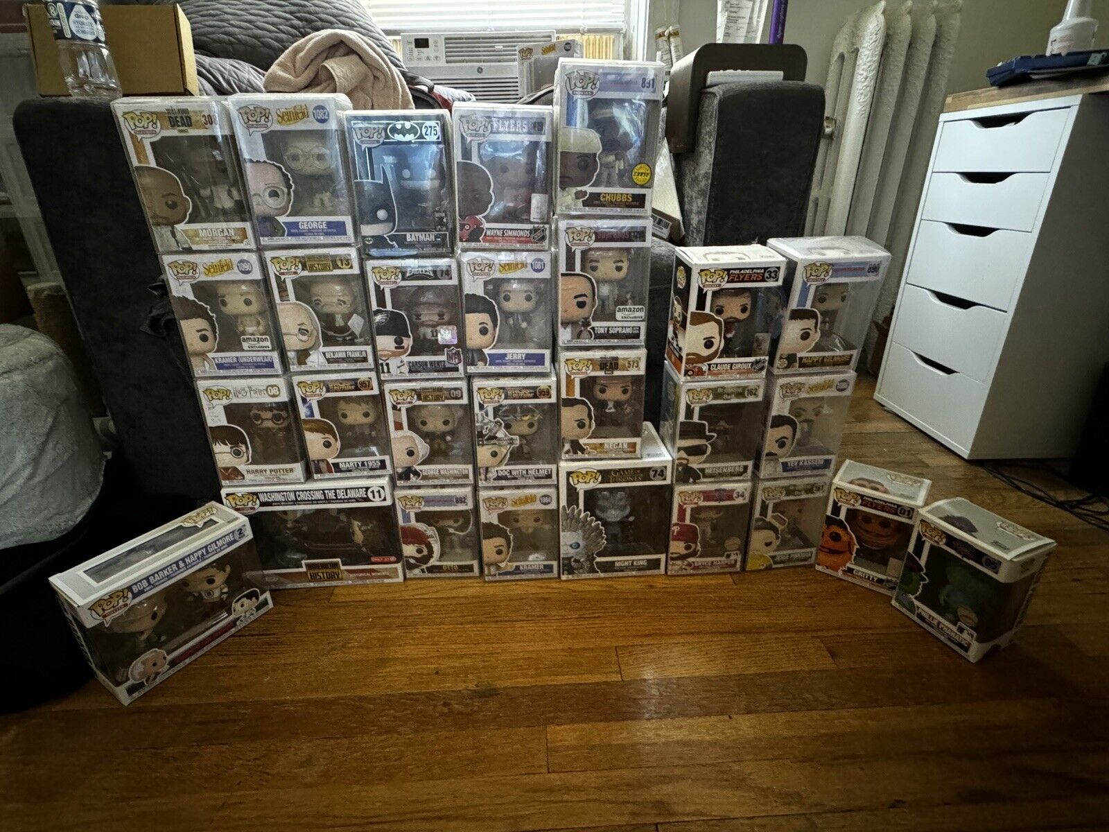 Mystery Funko Pops Lot Of 7, Mixture of New & Lightly Used, Some Exclusives