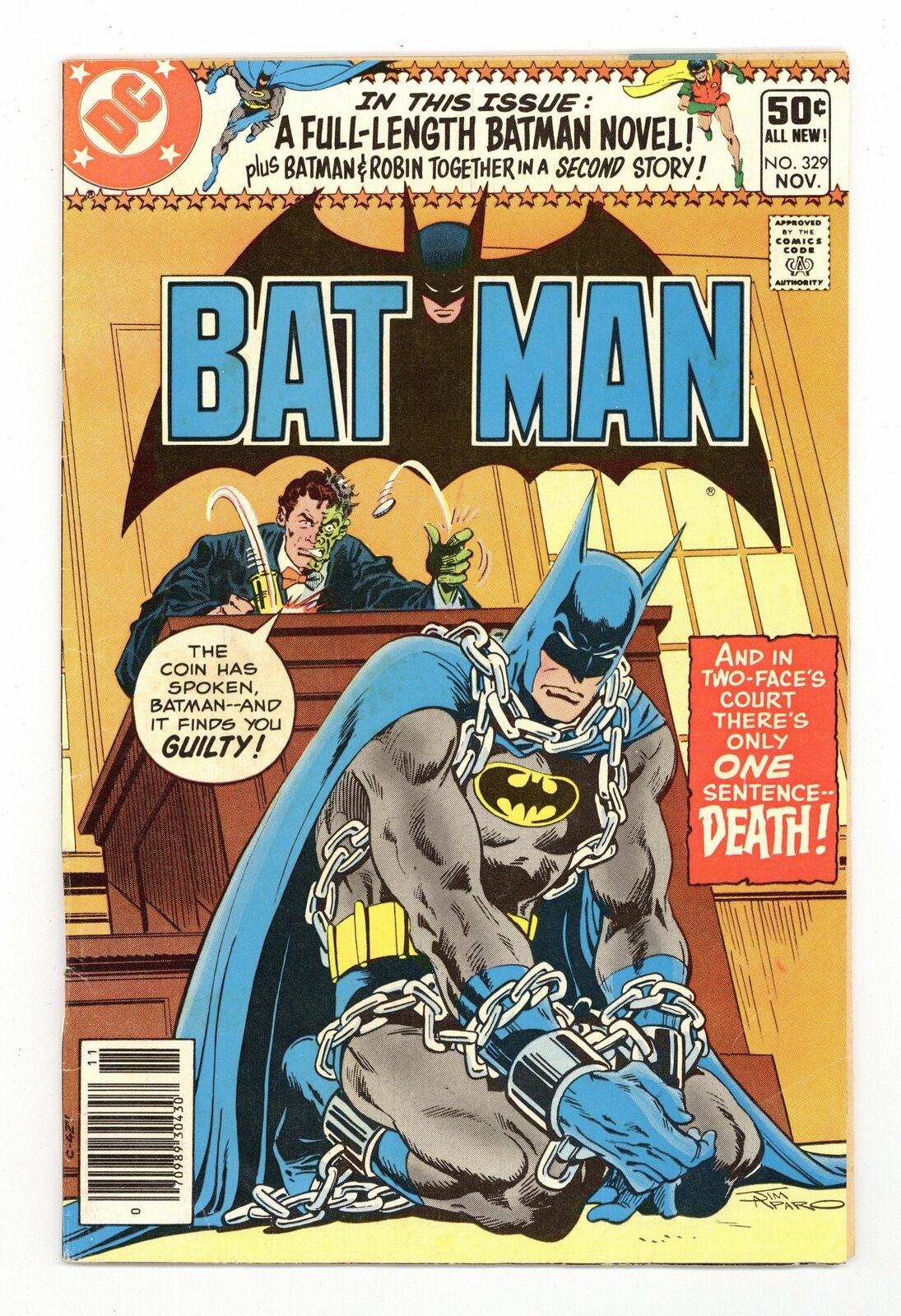 Batman #329N VG+ 4.5 1980