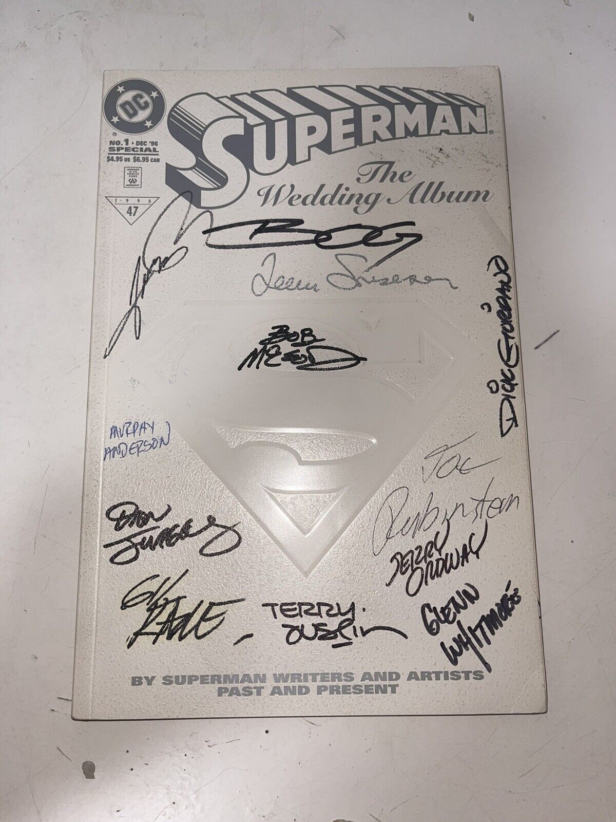 Superman: The Wedding Album #1 (DC Comics December 1996) Signed 12x