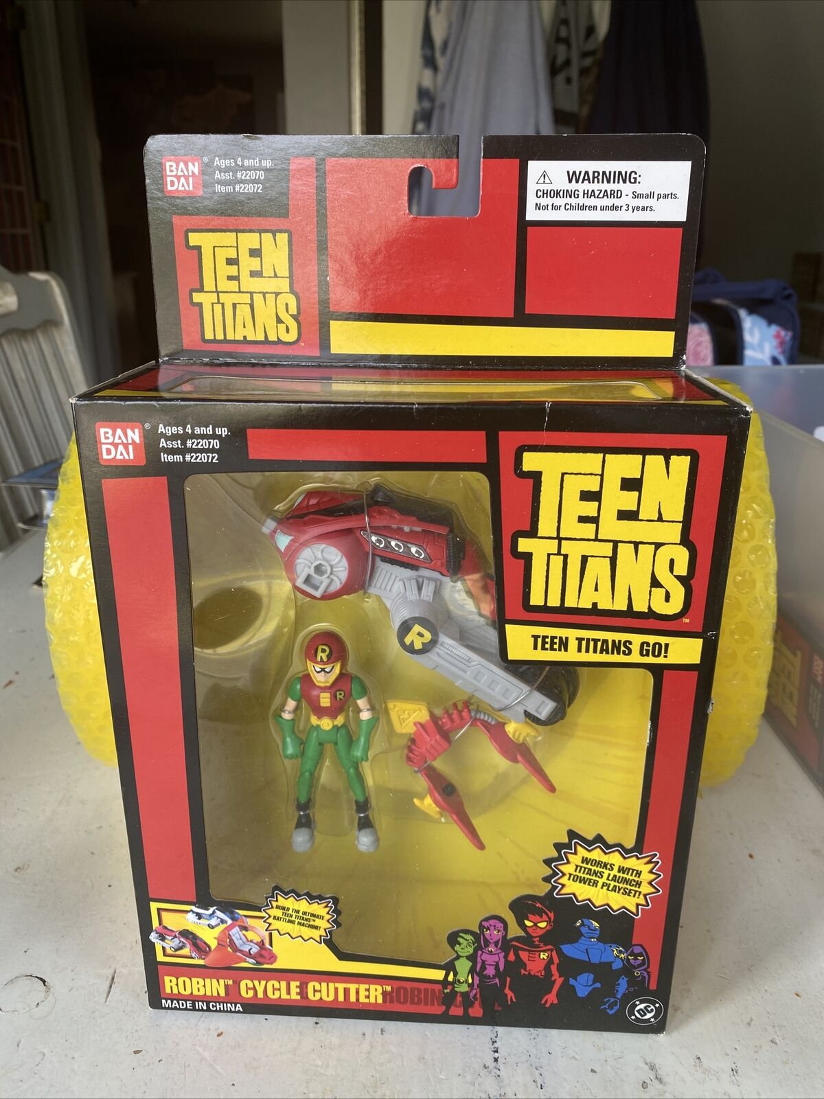 Teen Titans Go Robin Cycle Cutter 2005 Bandai