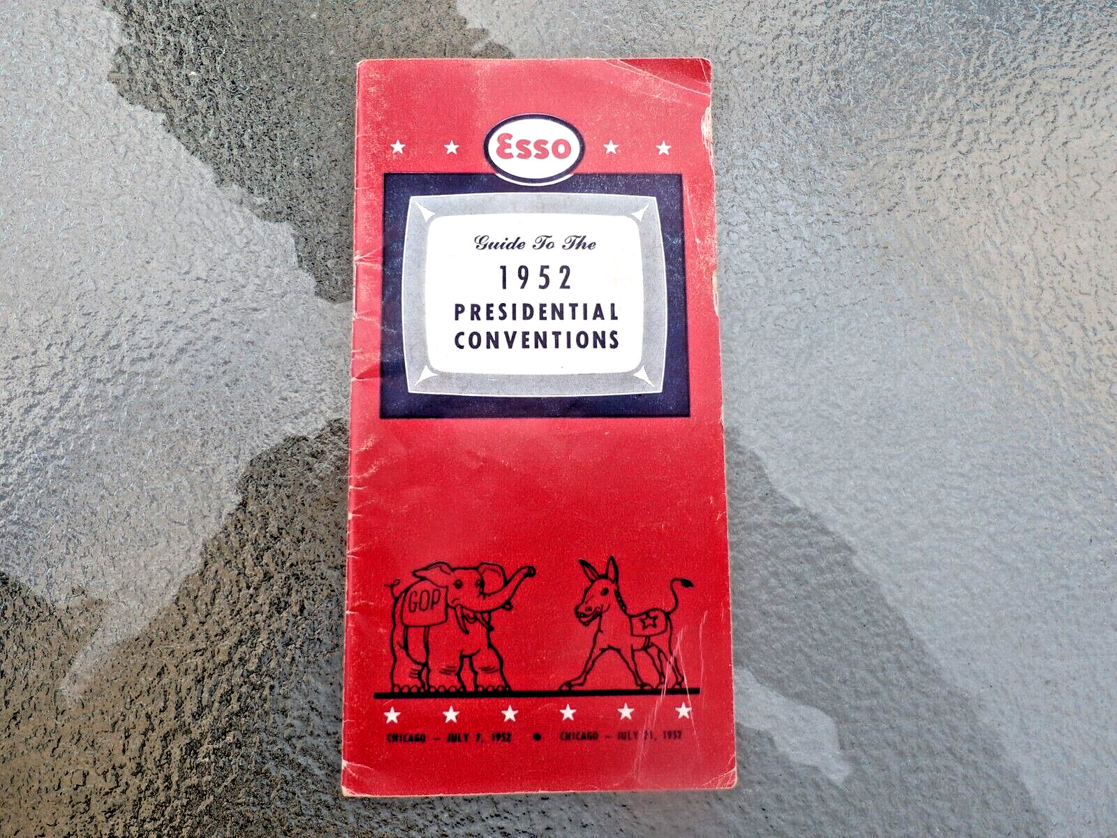 1952 Esso Guide to the Presidential Conventions-Republican & Democrat Convention