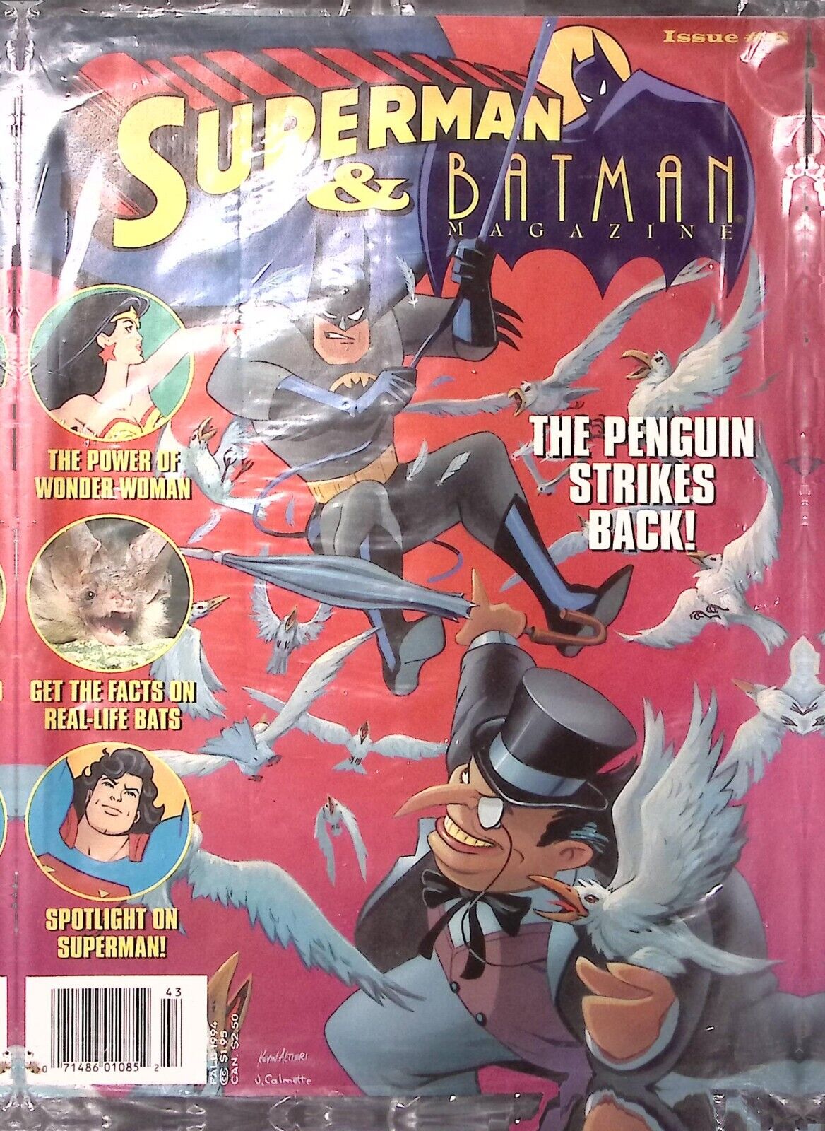 SUPERMAN & BATMAN MAGAZINE ISSUE #6 FALL 1994 PENGUIN STILL FACTORY SEALED Z2230