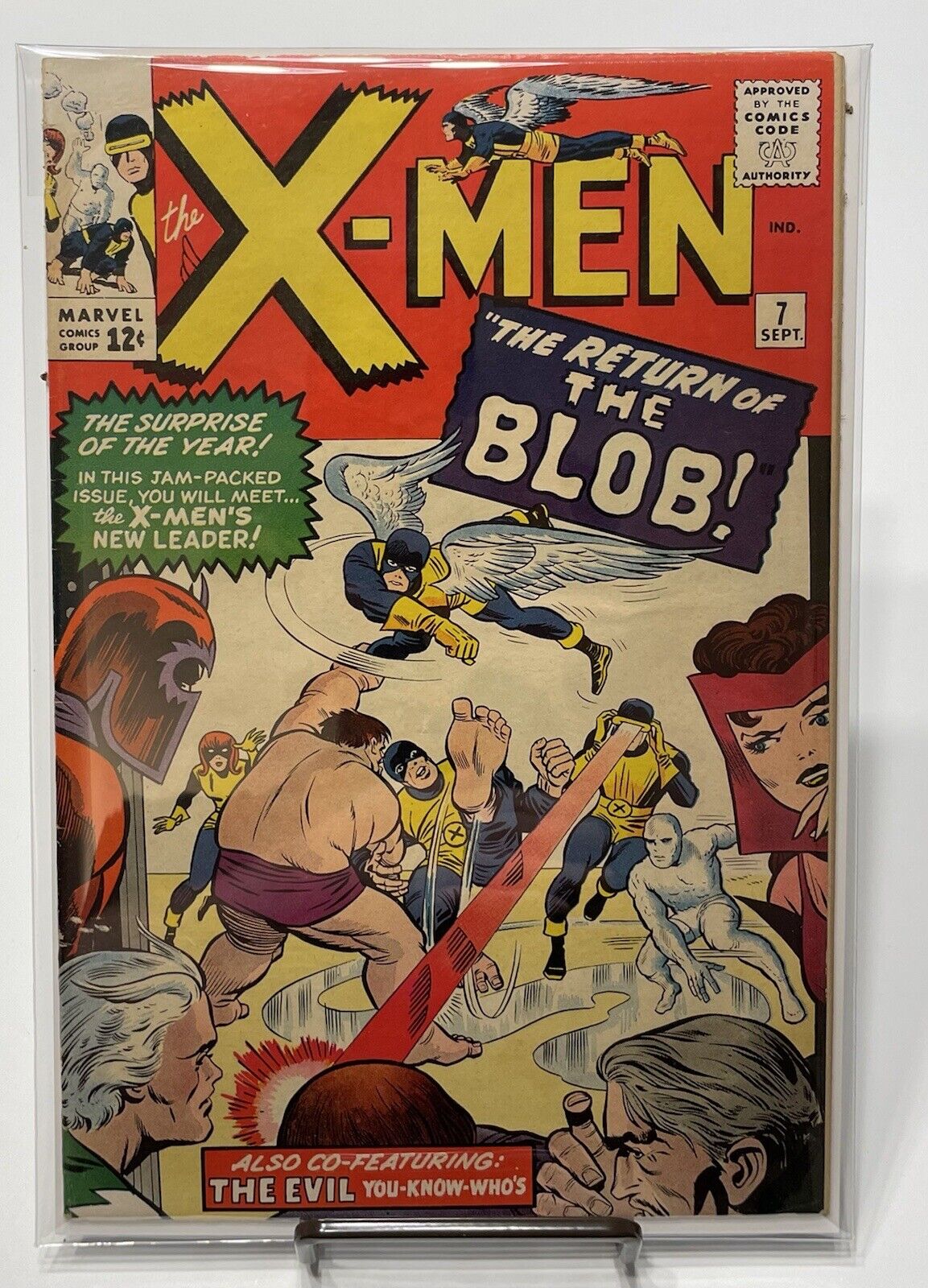 Marvel Comics The Uncanny X-Men #7 1964 Second Blob First Cerebro NICE