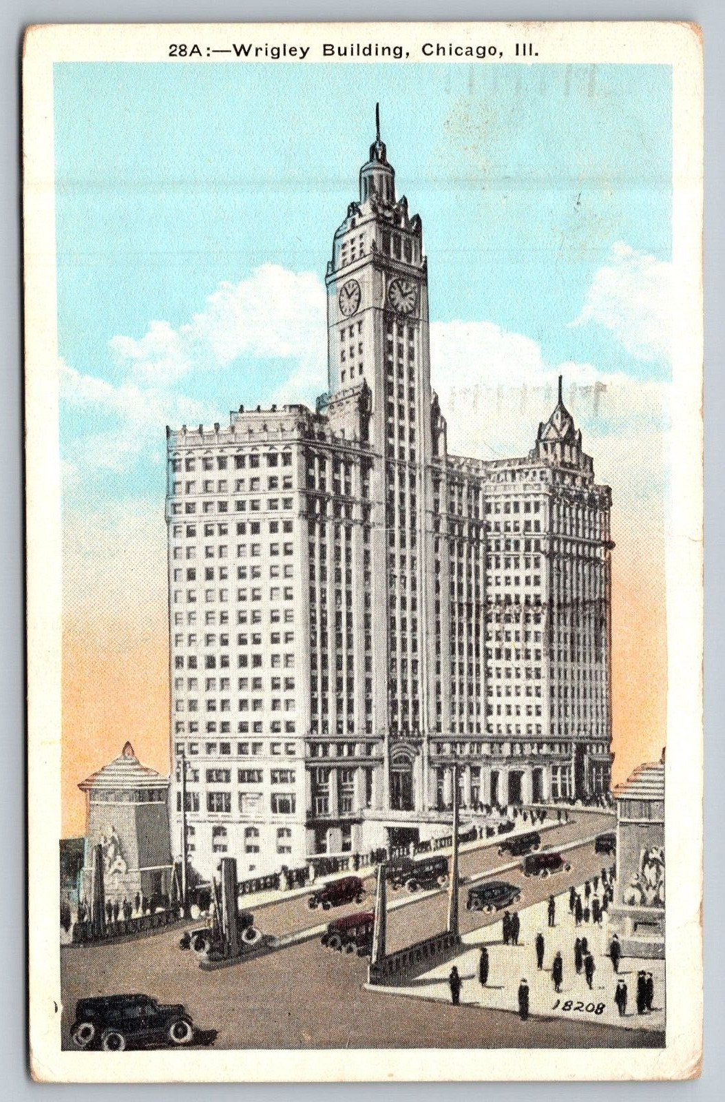 Postcard Chicago The Wrigley Building ILL IL Illinois
