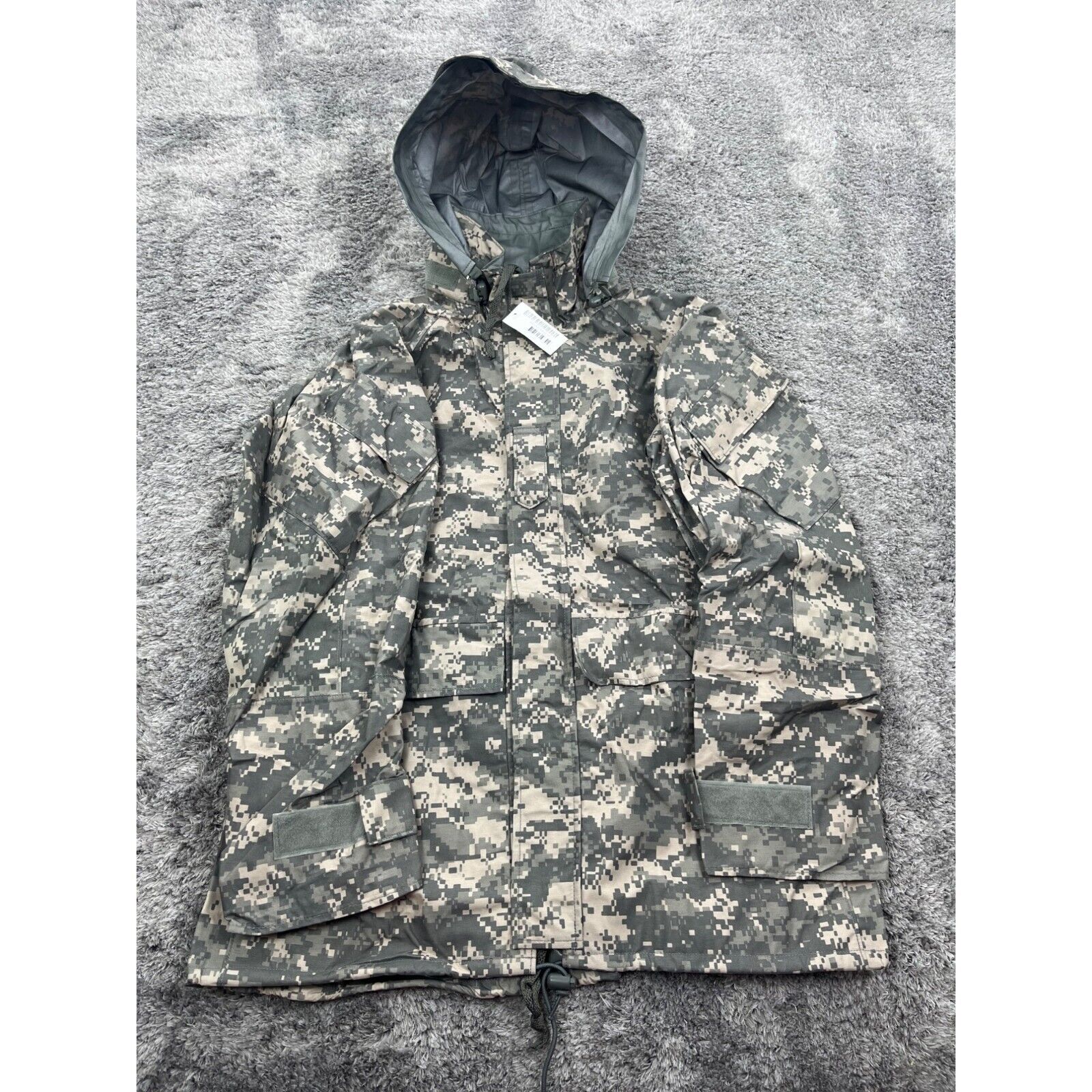 Army Cold Weather Coat Perka ECWCS Gen II Universal Digital Camo Med Cargo NWT