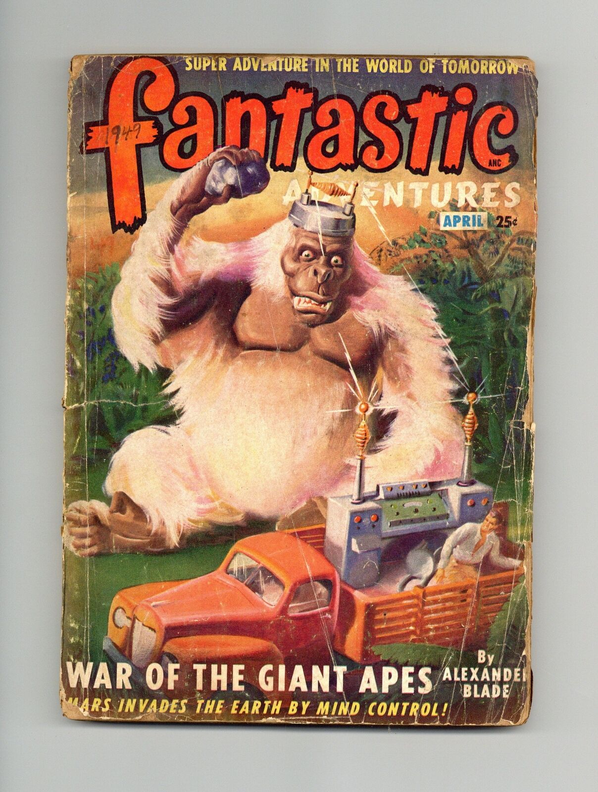 Fantastic Adventures Pulp / Magazine Apr 1949 Vol. 11 #4 PR Low Grade