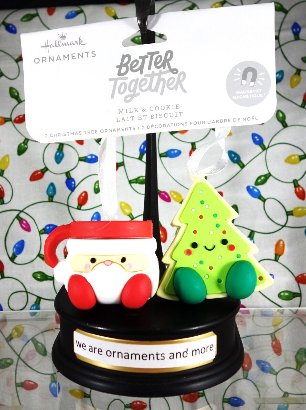 Hallmark Christmas Ornament Better Together Milk and Cookie