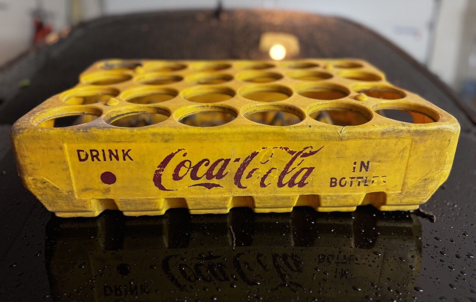 Vintage early 1970s plastic Coca-Cola pop crate Vintage Bottle Carrier