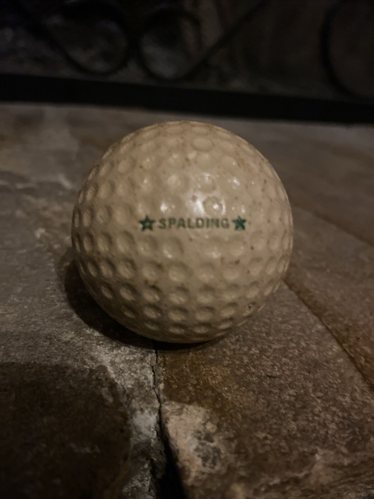 Vintage WW2 Green Label Spalding U.S. Military Issue Golfball