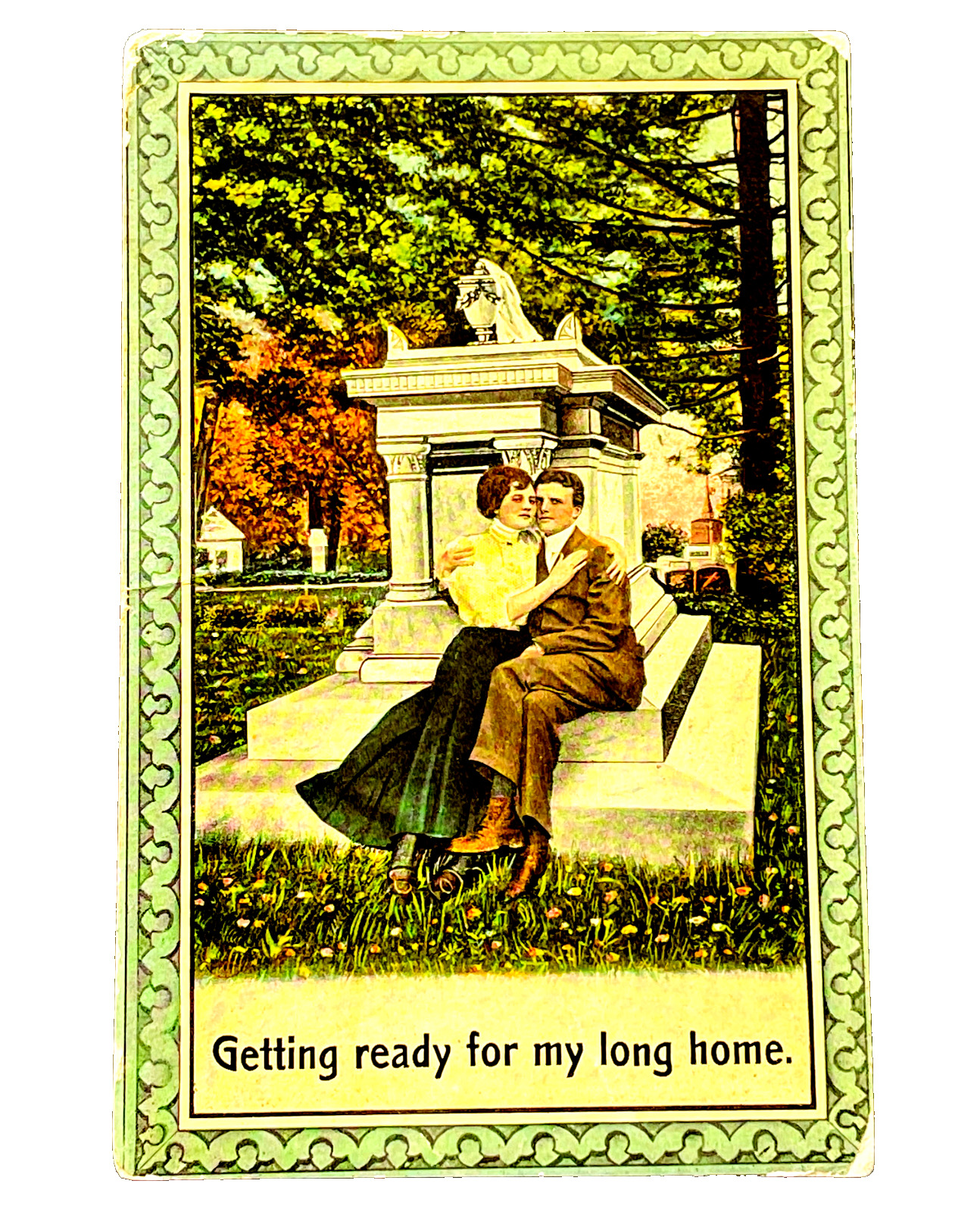 Antique Postcard 1900\'s Circa Unused Vintage Old Paper Collectible Ephemera Love