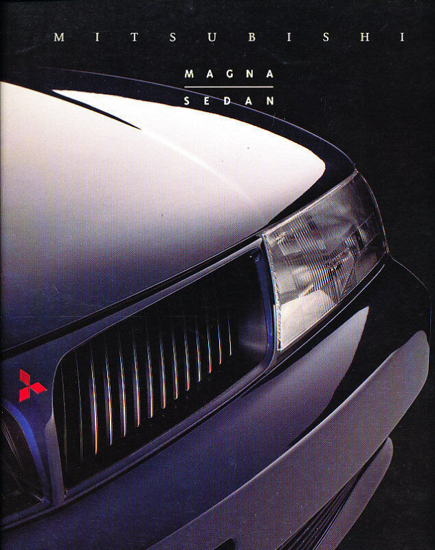 1998 Mitsubishi Magna Sedan Australia Sales Brochure
