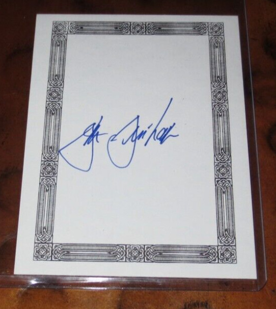 John Grisham autographed bookplate signed The firm The Chamber Pelican Brief