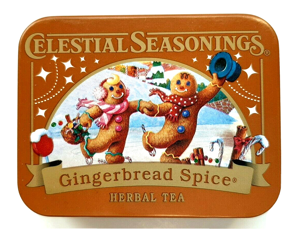 CELESTIAL SEASONINGS Miniature Tea Tin--Gingerbread Spice