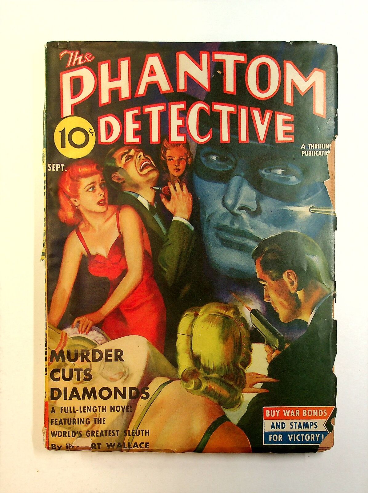 Phantom Detective Pulp Sep 1942 Vol. 39 #3 FR